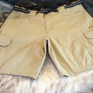 Eddie Bauer Nylon Hiking Cargo Shorts Size 40